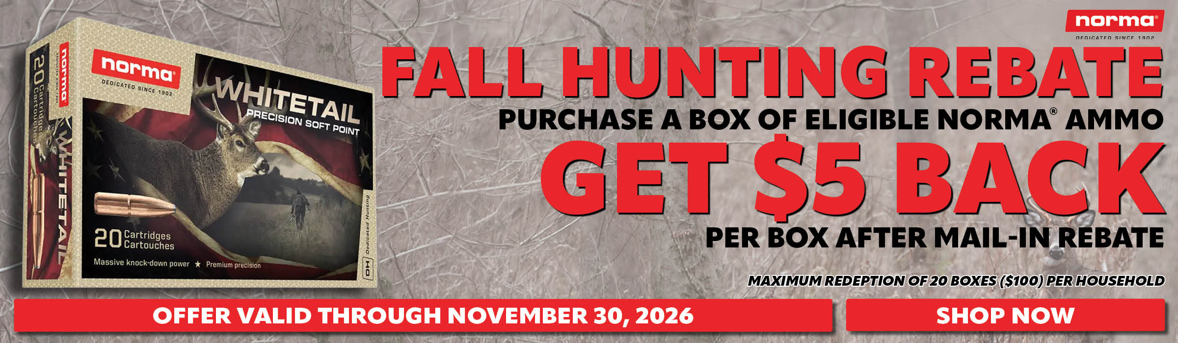 Norma Hunting Rebate